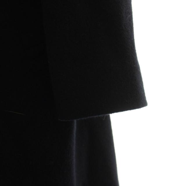 【中古】マッキントッシュ MACKINTOSH フーデッドコート 38 黒 長袖 ロング丈 フード付き G5B79-489-09 /GG ■GY17_6