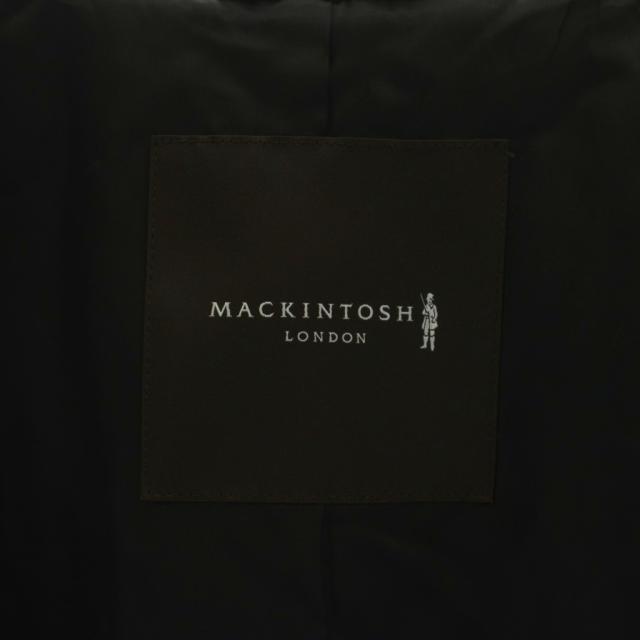 【中古】マッキントッシュ MACKINTOSH フーデッドコート 38 黒 長袖 ロング丈 フード付き G5B79-489-09 /GG ■GY17_7