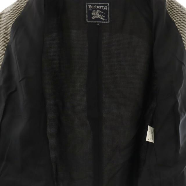 【中古】バーバリーズ Burberrys ヴィンテージ セットアップ ジャケット ひざ丈スカート タイト 15 黒 ブラック_5