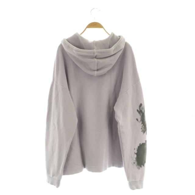 【中古】アリクス ALYX スウェットパーカー プルオーバー ロゴプリント 長袖 M ラベンダー /MY ■OS ■GY18 メンズ_1