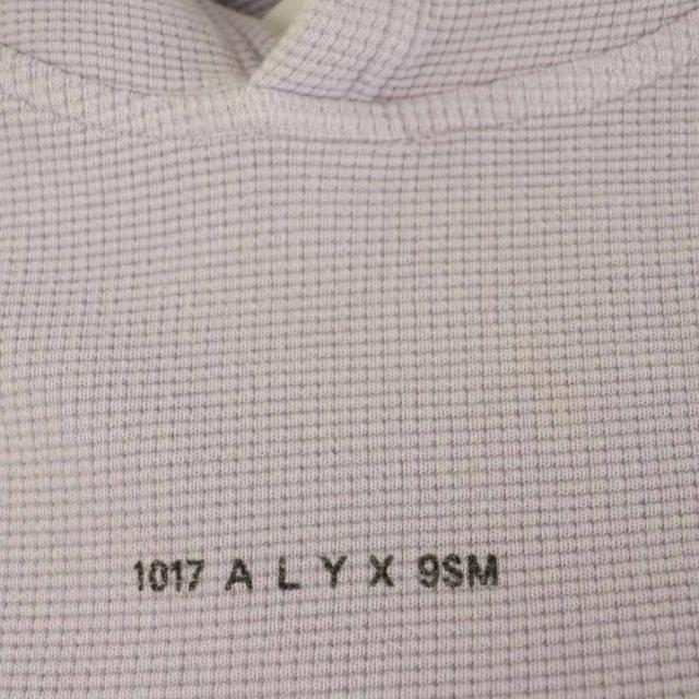 【中古】アリクス ALYX スウェットパーカー プルオーバー ロゴプリント 長袖 M ラベンダー /MY ■OS ■GY18 メンズ_4