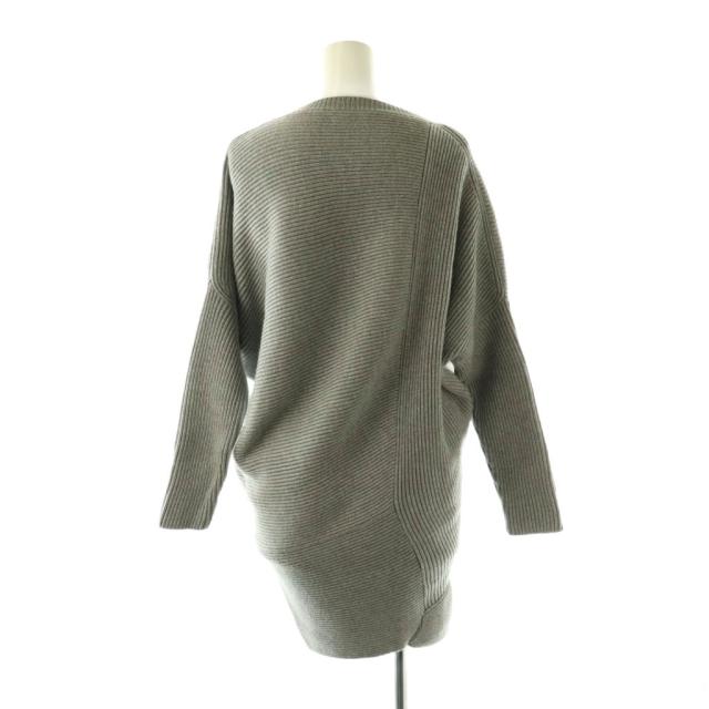 【中古】ステラマッカートニー STELLA McCARTNEY チュニック ニット 長袖 変形 36 グレー /ES ■GY18 レディース_1