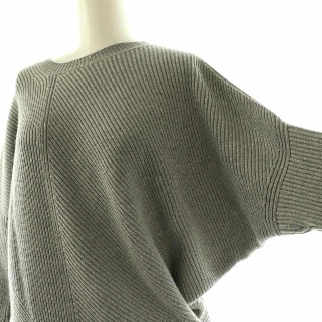 【中古】ステラマッカートニー STELLA McCARTNEY チュニック ニット 長袖 変形 36 グレー /ES ■GY18 レディース_3