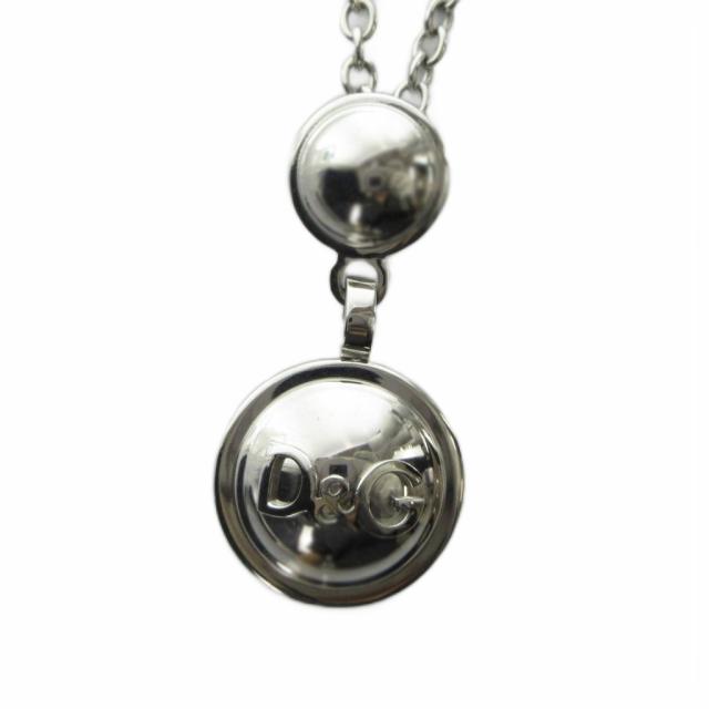 【中古】ディー&ジー ドルガバ ドルチェ&ガッバーナ D&G ネックレス アクセサリー ペンダント ロゴ シルバー色