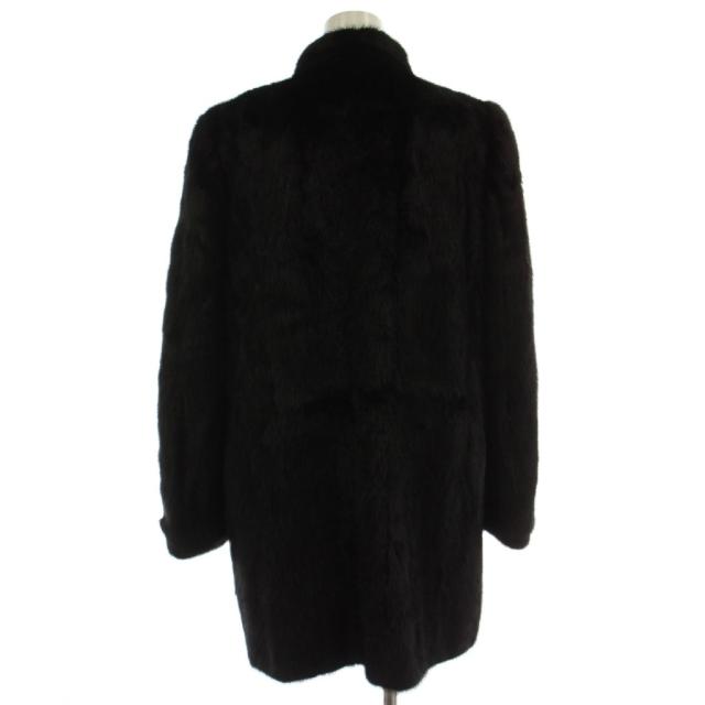 【中古】ルパンファー LUPIAN FUR ファーコート 毛皮コート 13 ダークブラウン ミンク ハーフ丈 /GG ■GY13_2