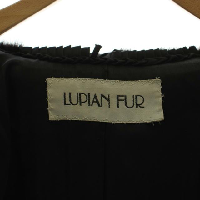 【中古】ルパンファー LUPIAN FUR ファーコート 毛皮コート 13 ダークブラウン ミンク ハーフ丈 /GG ■GY13_7