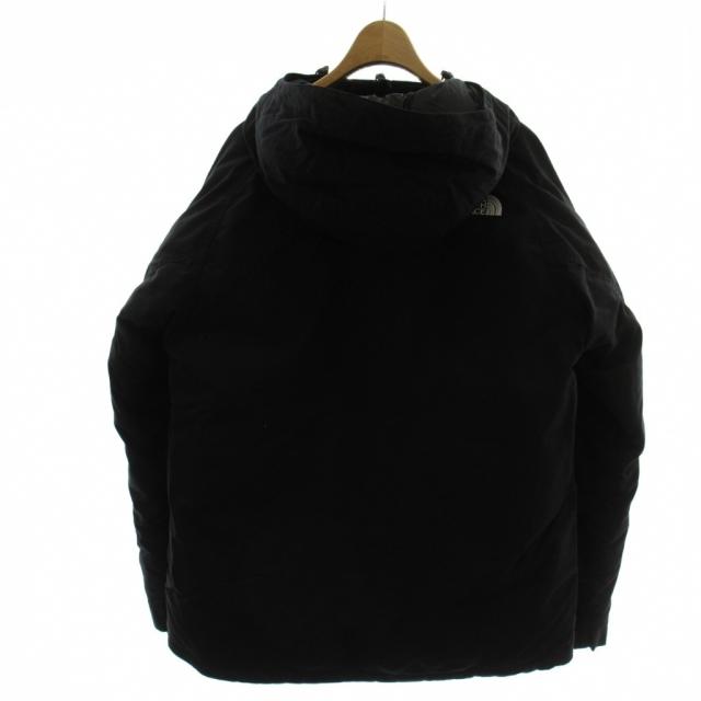 【中古】ザノースフェイス THE NORTH FACE エレバス ダウンジャケット 上着 M 黒 長袖 ロゴ刺繍 フード付き ND91643_1