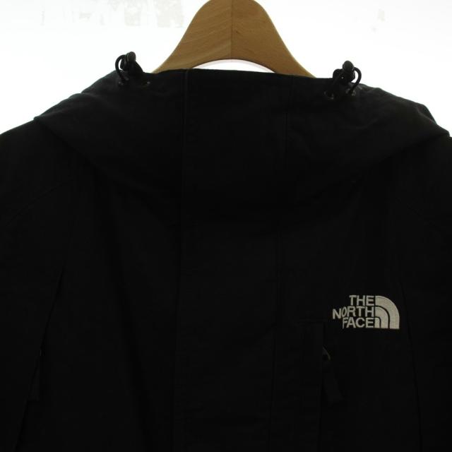 【中古】ザノースフェイス THE NORTH FACE エレバス ダウンジャケット 上着 M 黒 長袖 ロゴ刺繍 フード付き ND91643_4