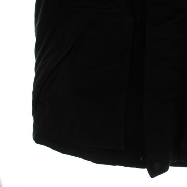 【中古】ザノースフェイス THE NORTH FACE エレバス ダウンジャケット 上着 M 黒 長袖 ロゴ刺繍 フード付き ND91643_6