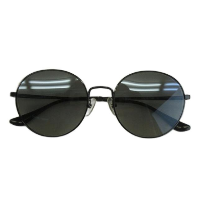 【中古】RAY BAN 眼鏡 サングラス 度入り メタルフレーム カラーレンズ パントスシェイプ 56□19-145 黒 RB3612D