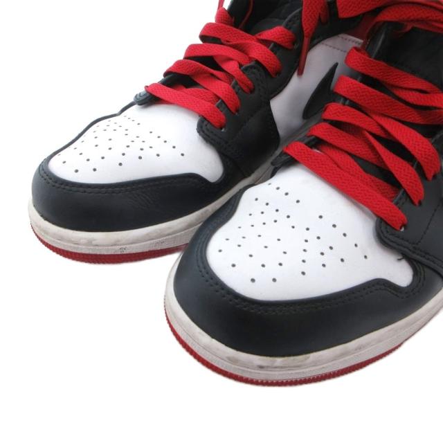 【中古】ナイキ NIKE Air Jordan 1 Mid エアジョーダン1 ミッド スニーカー シューズ ハイカット 27 白 DQ8426-106_2