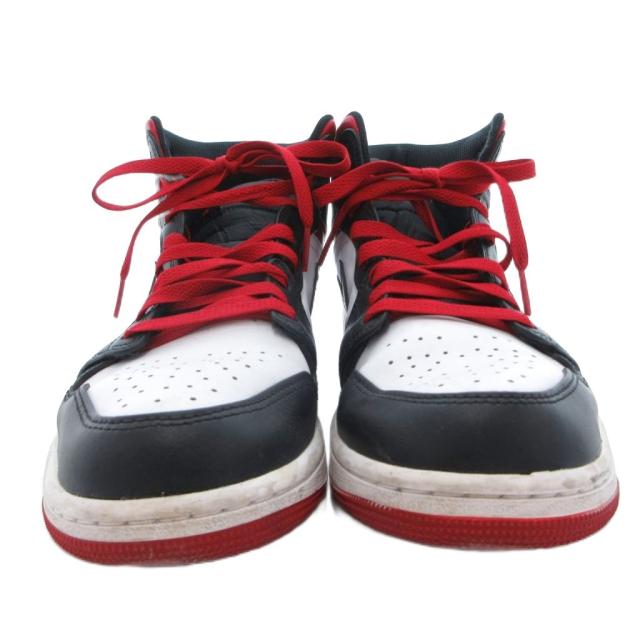 【中古】ナイキ NIKE Air Jordan 1 Mid エアジョーダン1 ミッド スニーカー シューズ ハイカット 27 白 DQ8426-106_3