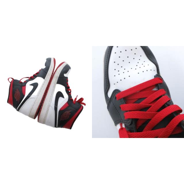 【中古】ナイキ NIKE Air Jordan 1 Mid エアジョーダン1 ミッド スニーカー シューズ ハイカット 27 白 DQ8426-106_8