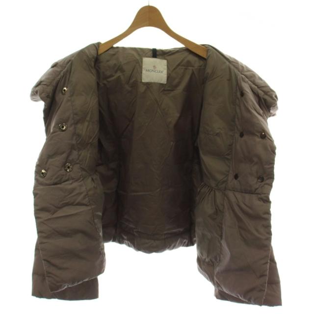 【中古】モンクレール MONCLER KELLY ケリー ダウンジャケット 1 グレージュ 長袖 120934539600 /GG ■GY18_3