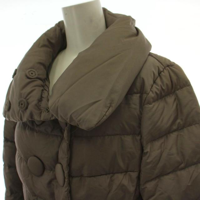 【中古】モンクレール MONCLER KELLY ケリー ダウンジャケット 1 グレージュ 長袖 120934539600 /GG ■GY18_5