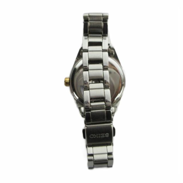 【中古】セイコー SEIKO 1b22-0CD0 ルキア 腕時計 ウォッチ ソーラー カレンダー付き デイト シルバー色 ■GY11 /MQ_2