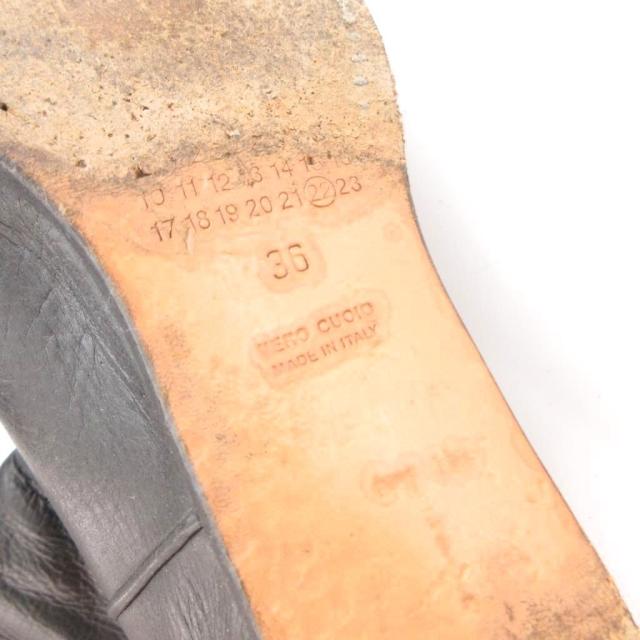 【中古】マルタンマルジェラ 22 Martin Margiela 22 ロングブーツ レザー 36 黒 ブラック /FF ■GY11 レディース_7