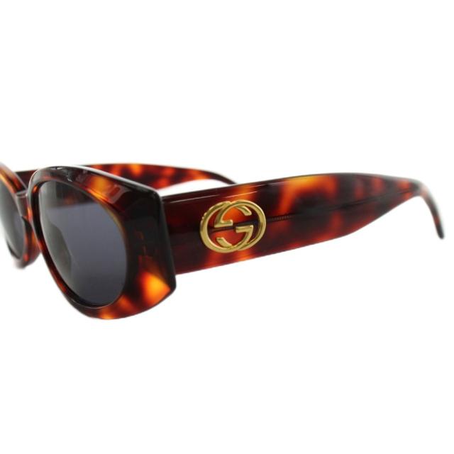 【中古】グッチ GUCCI インターロッキング サングラス べっこう柄 56□16 茶 ブラウン GG 2196/S /AN31 ■GY11 ■OH_4