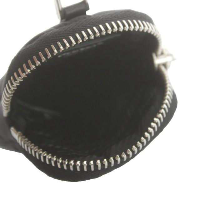 【中古】プラダ PRADA Re-Nylon リナイロン ミニポーチ バッグチャーム 小物入れ キーチェーン 黒 ブラック 1TT119_5