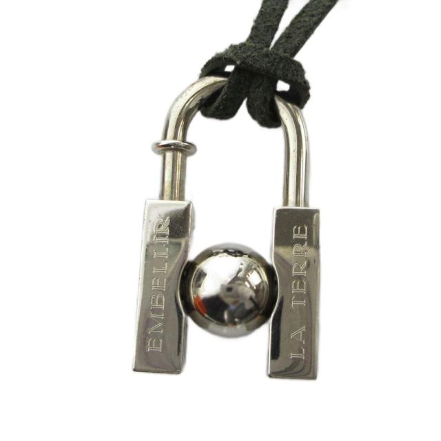 【中古】エルメス HERMES 2001年限定 未知なる地球の美を求めて LHOMME PEUT ネックレス アクセサリー ペンダント