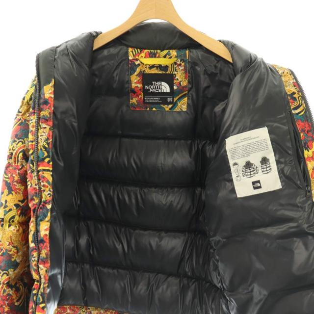 【中古】ザノースフェイス THE NORTH FACE 1992 NUPTSE JACKET ダウンジャケット ロゴ 総柄 XXS マルチカラー_3
