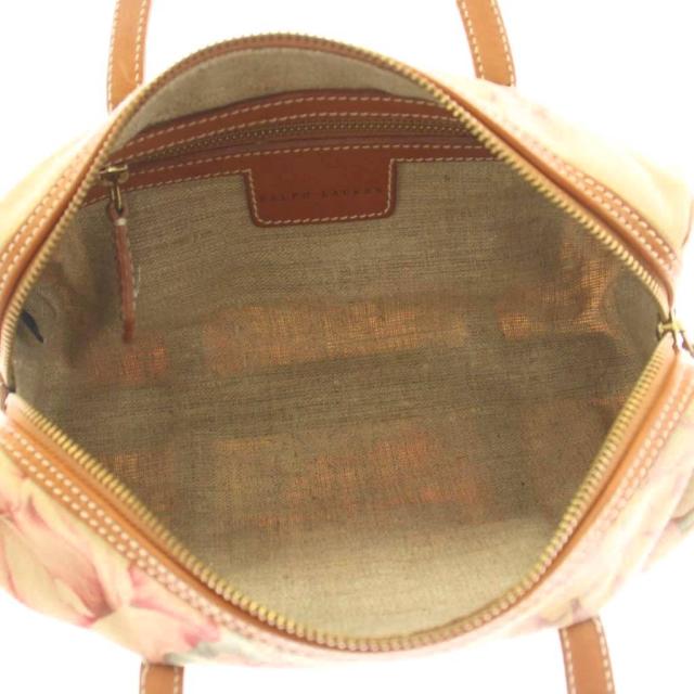 中古】ラルフローレン ハンドバッグ ミニボストンバッグ 花柄