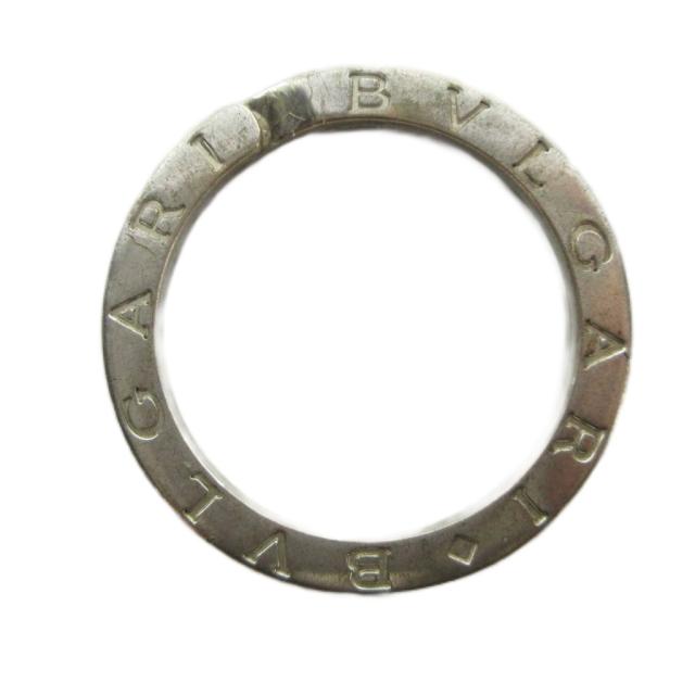 【中古】ブルガリ BVLGARI キーリング チャーム ロゴ Silver925 シルバー色 ■GY18 /MQ ■OH メンズ