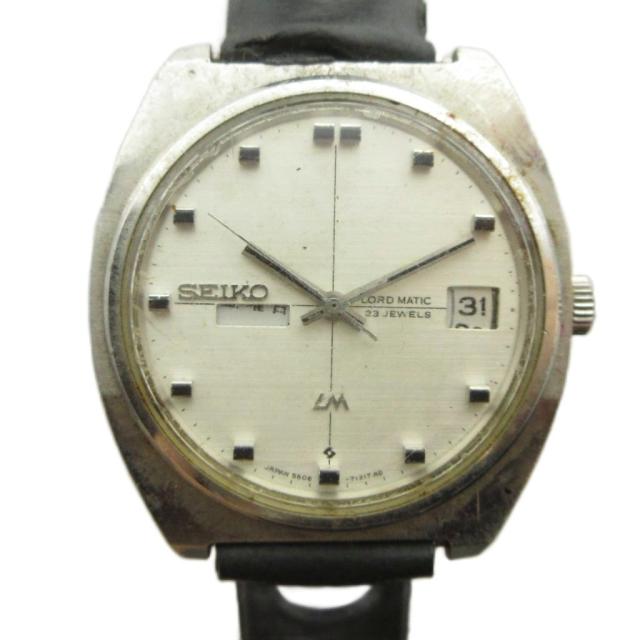 【中古】セイコー SEIKO 5606-7100 LORD MATIC ロード マチック 腕時計 ウォッチ 自動巻き カレンダー付き デイト