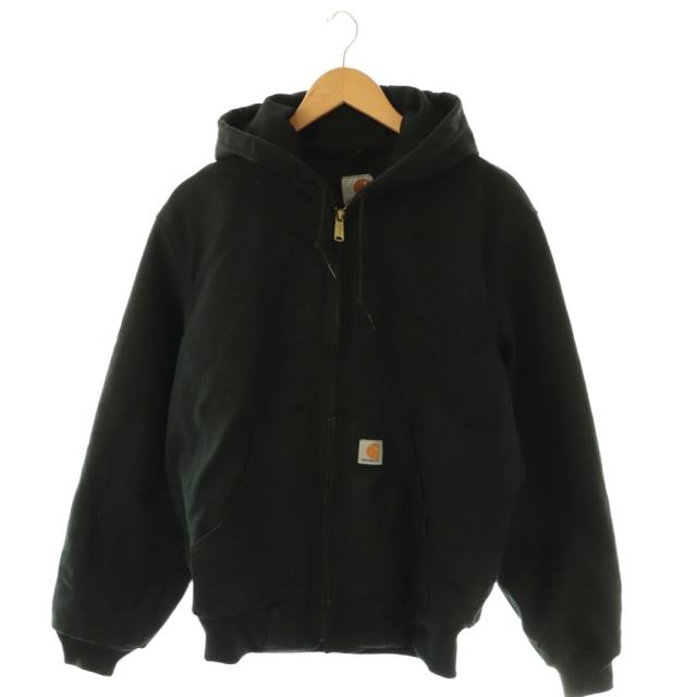 【中古】カーハート carhartt ジャケット ジップアップ S 黒 /HK ■GY18 メンズ
