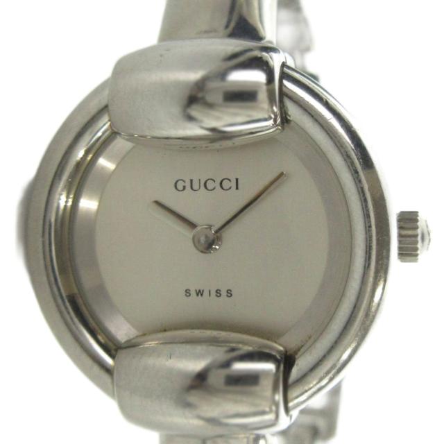 中古】グッチ GUCCI ジャンク品 腕時計 ウォッチ バングルウォッチ