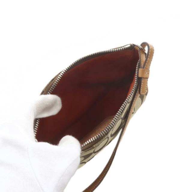 【中古】コーチ COACH ハンドバッグ キャンバス レザー シグネチャー 茶色 ブラウン 6094 /SR ■GY11 レディース_7