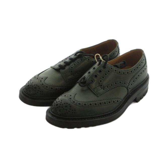 【中古】トリッカーズ TRICKER'S COUNTRY BOURTON カントリーバートン S633 ウィングチップ シューズ 靴 レザー 6