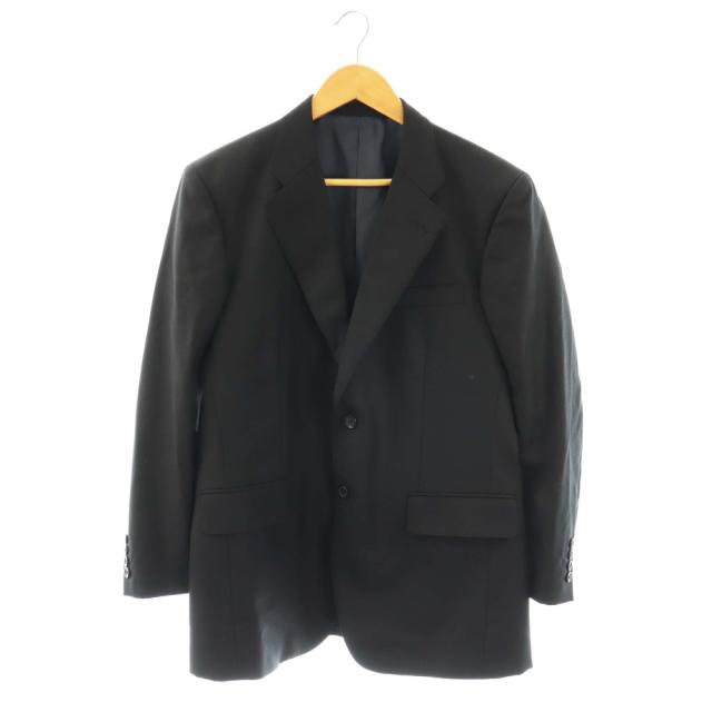 【中古】ダンヒル dunhill テーラードジャケット ベスト 2点セット シングル ブラック /DF ■GY17 メンズ_1