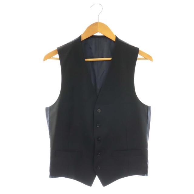 【中古】ダンヒル dunhill テーラードジャケット ベスト 2点セット シングル ブラック /DF ■GY17 メンズ_3