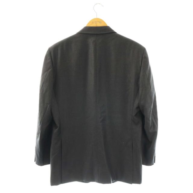 【中古】ドーメル DORMEUIL スーツ セットアップ 3ピース テーラードジャケット パンツ ベスト ダークグレー_2
