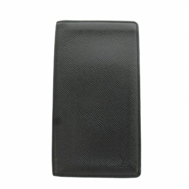 【中古】ルイヴィトン LOUIS VUITTON タイガ ポルト バルール カルト クレディ M30392 札入れ 長財布 レザー 黒