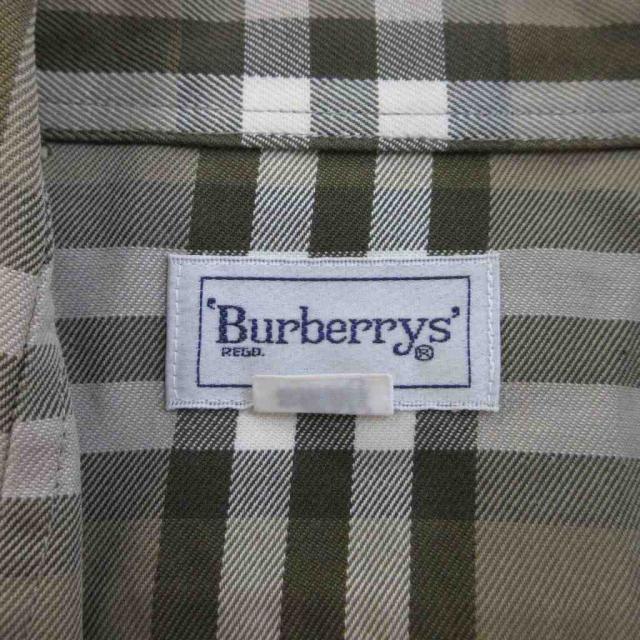 中古】バーバリーズ Burberrys シャツ S 茶 ブラウン ノバチェック