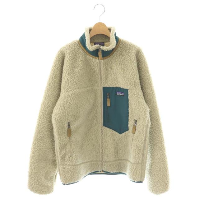 【中古】パタゴニア Patagonia STY23056 レトロX ジャケット ジップアップ ボア M ベージュ /HK ■GY18 メンズ