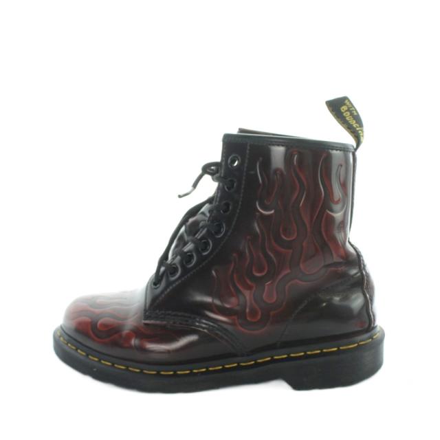 【中古】ドクターマーチン DR.MARTENS AW006 1460INFERNO 8ホール ショートブーツ レザー 型押し