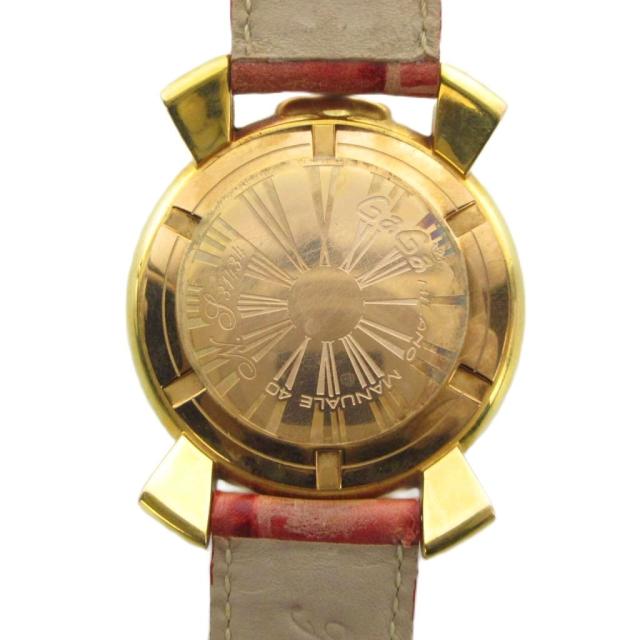 【中古】ガガミラノ GaGa MILANO ジャンク品 Manuale 40 マヌアーレ 腕時計 ウォッチ クォーツ ラウンド_1