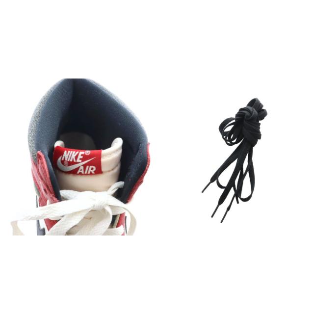 【中古】ナイキ エアジョーダン1 ハイ OG ロスト&ファウンド シカゴ ハイカットスニーカー US10 28cm 赤 レッド 白_6