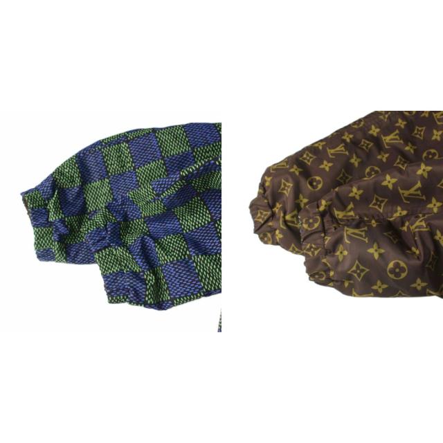 【中古】未使用品 ルイヴィトン LOUIS VUITTON タグ付き 25SS ダミエ モノグラム リバーシブル ウィンドブレーカー_3