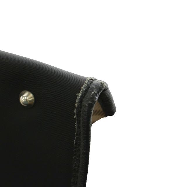 【中古】バーバリー BURBERRY ノバチェック トートバッグ ショルダーバッグ ナイロン レザー 黒 ブラック /AN49_6