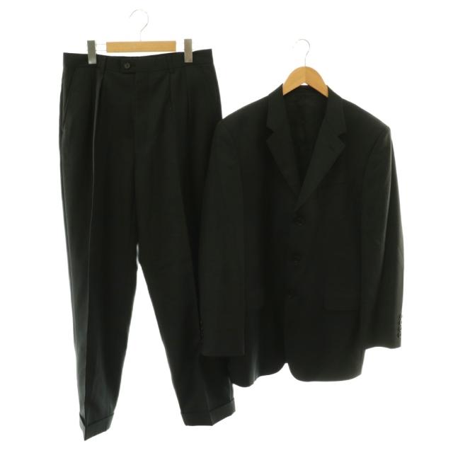 【中古】ポールスミス PAUL SMITH シングルスーツセット テーラード ウール Tessiyura di Quaregna 総裏地 L