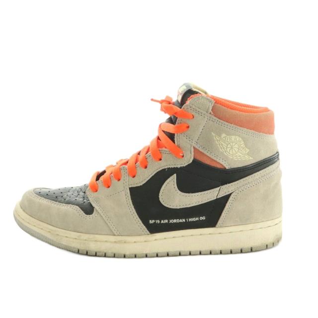 【中古】NIKE Air Jordan 1 Retro High OG "Hyper Crimson" ハイカットスニーカー シューズ US8 26.0cm 555088-018
