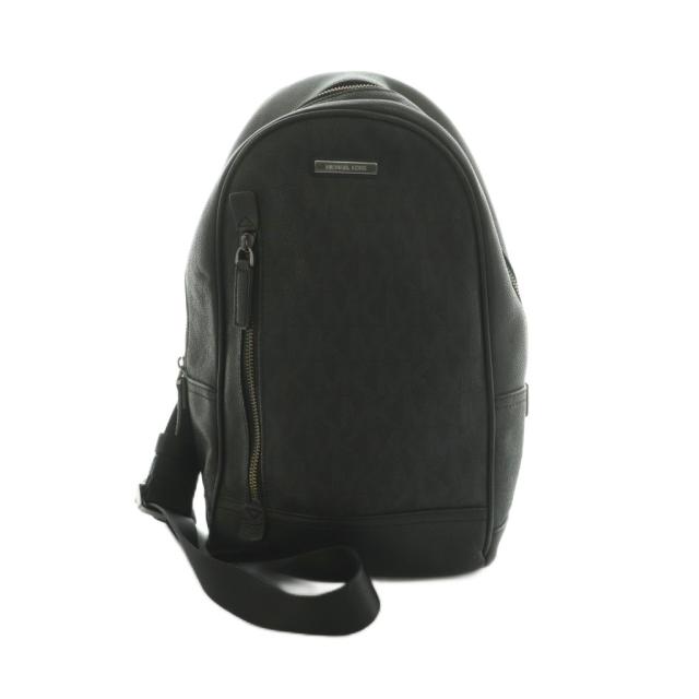 【中古】マイケルコース MICHAEL KORS ボディバッグ レザー 黒 /MI ■GY11 メンズ