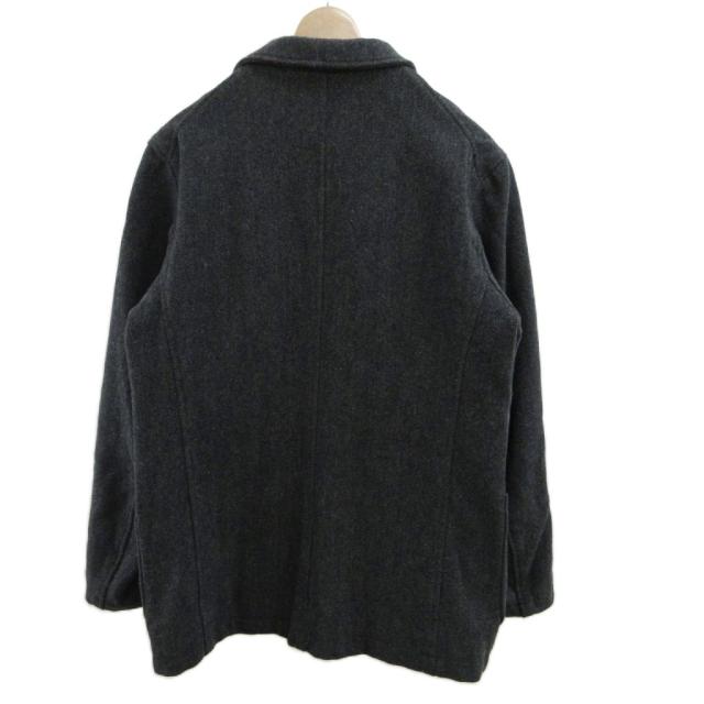 【中古】Engineered Garments Bedford Jacket テーラードジャケット カバーオール ウール混 ヘリンボーン M グレー_1