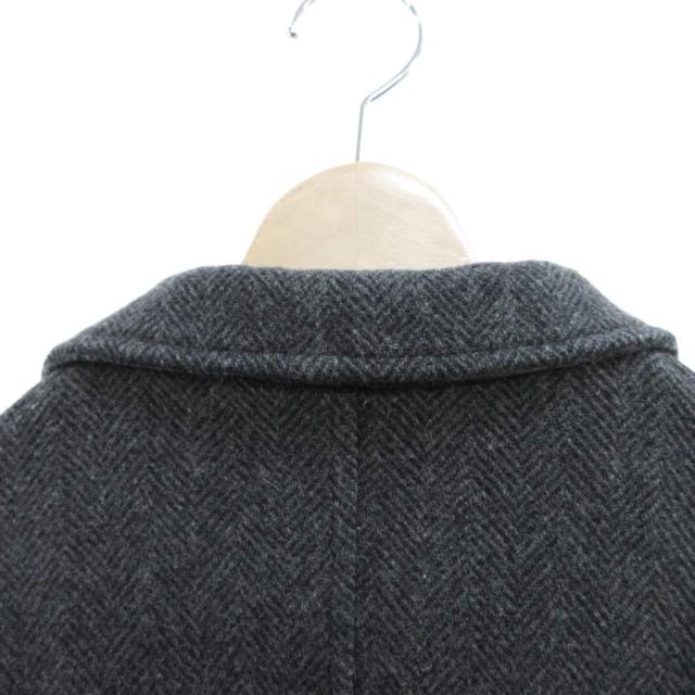 【中古】Engineered Garments Bedford Jacket テーラードジャケット カバーオール ウール混 ヘリンボーン M グレー_5