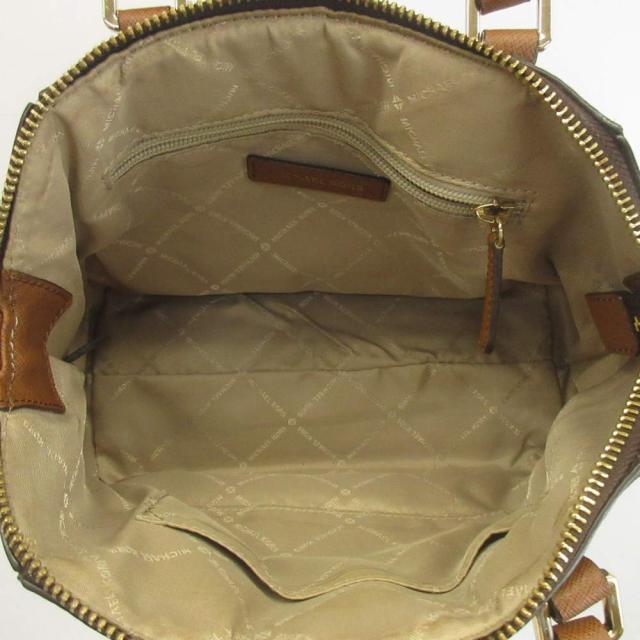 【中古】MICHAEL KORS シアラ ミディアム メッセンジャー サッチェル ハンドバッグ ショルダー 2WAY 茶色 35S9GC6M6B_2