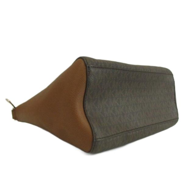 【中古】MICHAEL KORS シアラ ミディアム メッセンジャー サッチェル ハンドバッグ ショルダー 2WAY 茶色 35S9GC6M6B_5